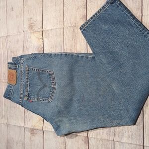 Levi's 550 Classic Relaxed fit tapered leg denim jeans size 16 Mis M Vintage